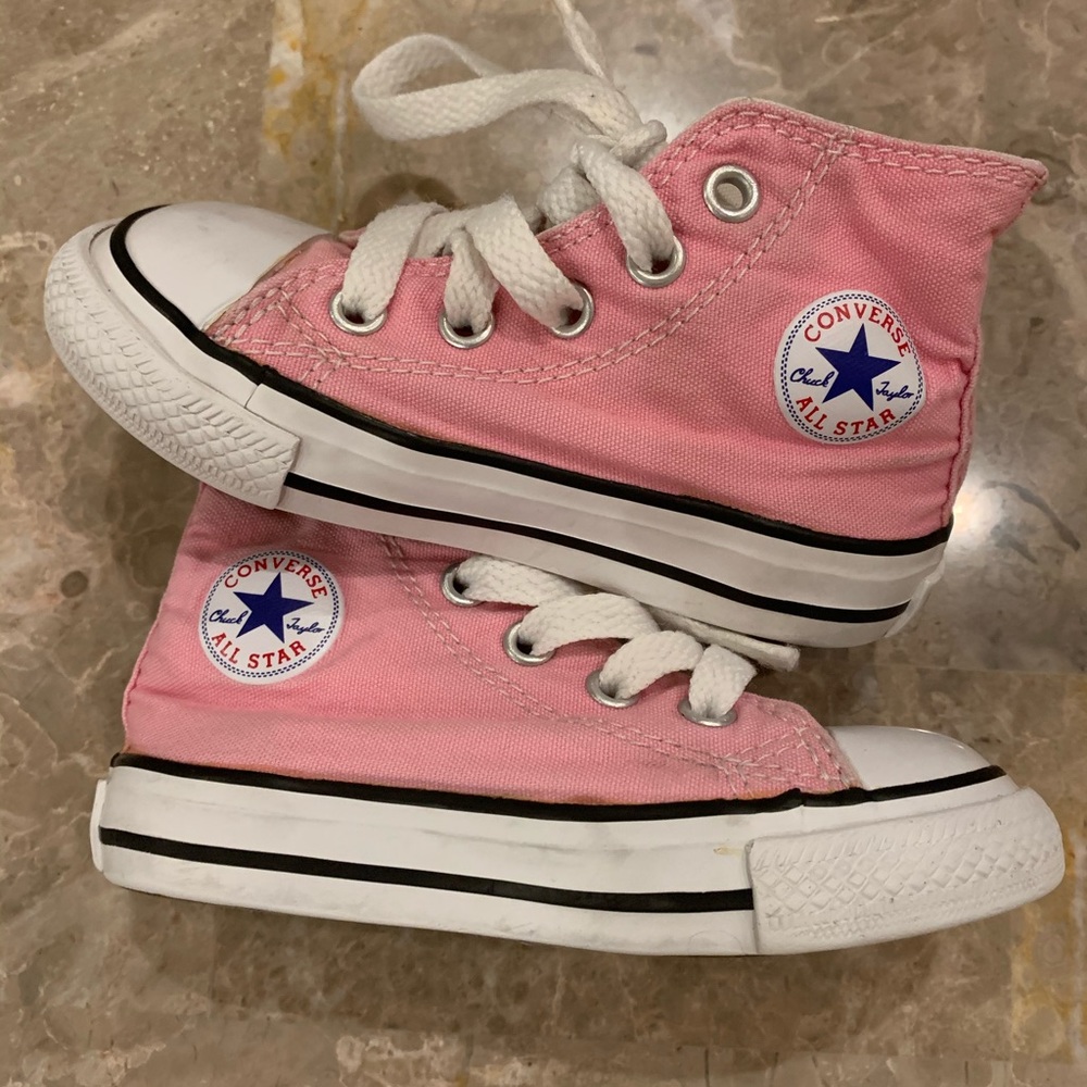 Pink Converse All Star High Tops